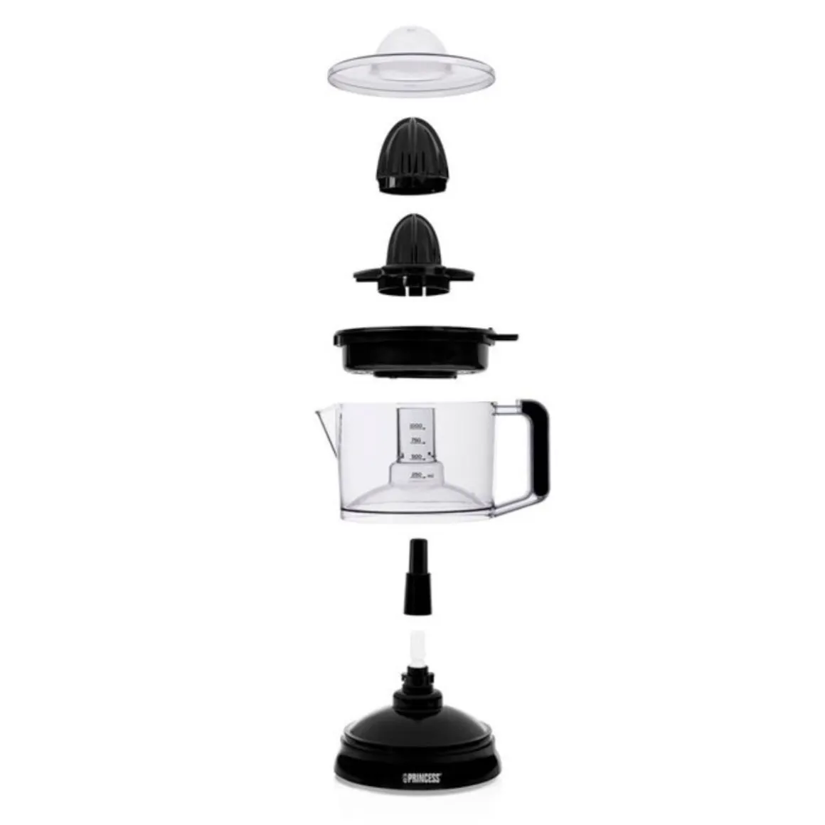 Exprimidor eléctrico Princess 201004 25W 1L negro