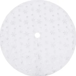 Falda para árbol de Navidad Copo blanco Ø90 cm