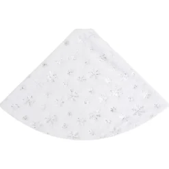 Falda para árbol de Navidad Copo blanco Ø122 cm