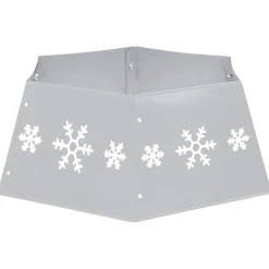 Falda para árbol de Navidad Snow hexagonal 25x68 cm