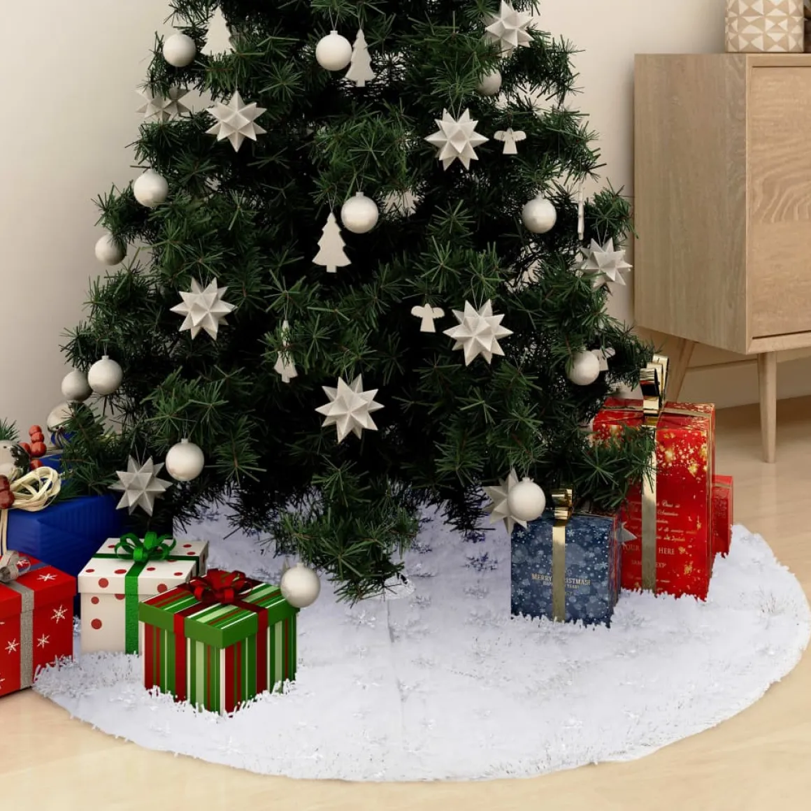 Falda para árbol de Navidad Copo blanco Ø150 cm