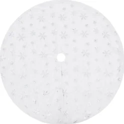 Falda para árbol de Navidad Copo blanco Ø150 cm