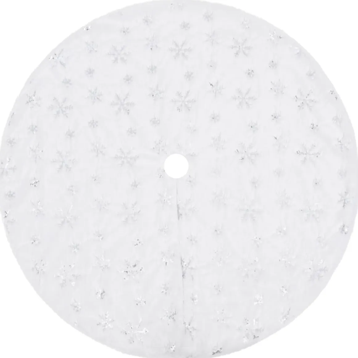 Falda para árbol de Navidad Copo blanco Ø150 cm
