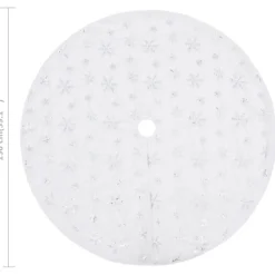 Falda para árbol de Navidad Copo blanco Ø150 cm