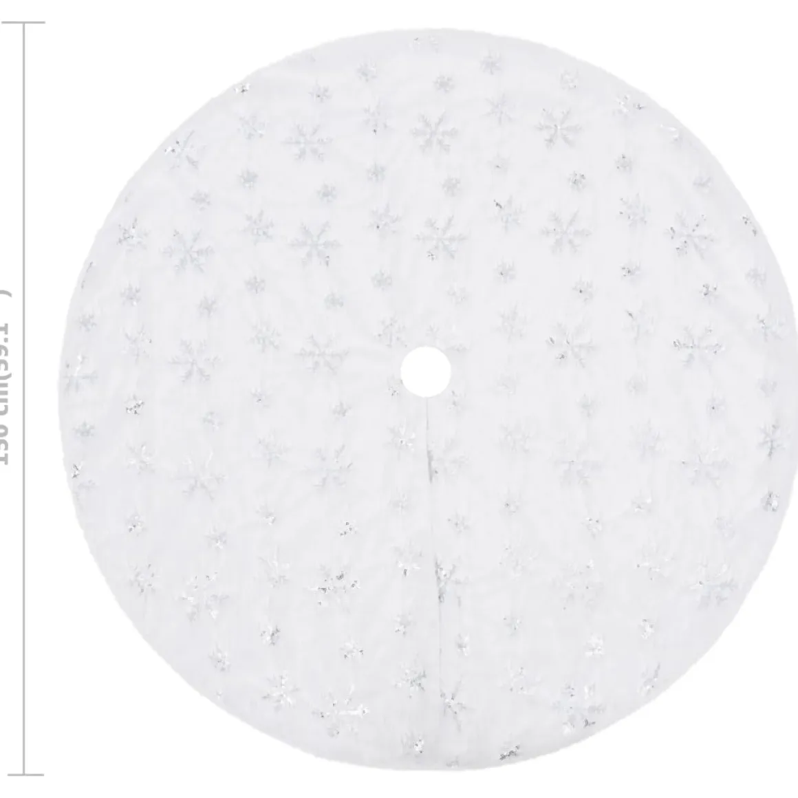 Falda para árbol de Navidad Copo blanco Ø150 cm