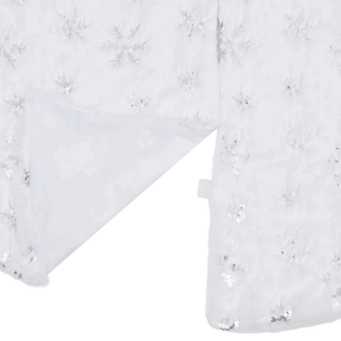 Falda para árbol de Navidad Copo blanco Ø150 cm