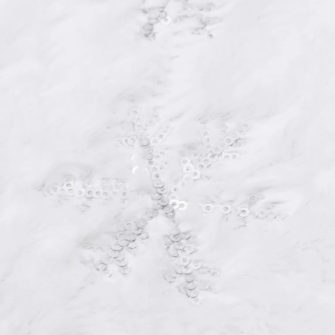 Falda para árbol de Navidad Copo blanco Ø150 cm
