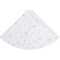 Falda para árbol de Navidad Copo blanco Ø150 cm