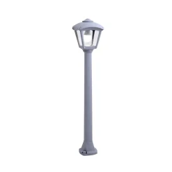 Farola Roby Fumagalli 8,5W 3 colores con pulsador gris 94,5x20x20 cm