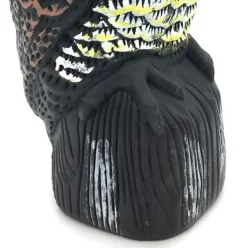 Figura decorativa de búho Urion multicolor 39x18x18 cm