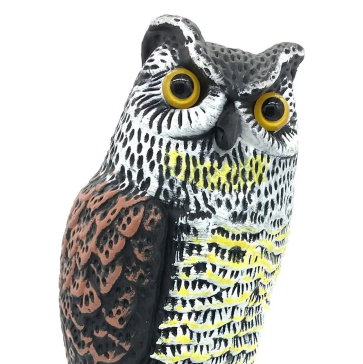 Figura decorativa de búho Urion multicolor 39x18x18 cm