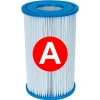 Filtro para depuradoras de cartucho tipo A Intex azul Ø10,5x20,2 cm