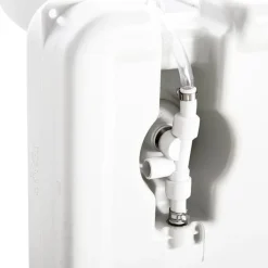 Fregadero portátil con tanque 17L blanco 51x33,5x103 cm