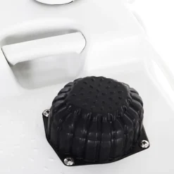Fregadero portátil con tanque 17L blanco 51x33,5x103 cm