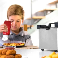Freidora Cecotec CleanFry 1,5L 1000W inox