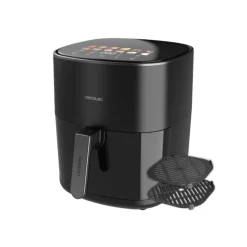 Freidora de aire Cecofry&Grill Duoheat 6500 Cecotec 2200W 6,5L 3 en 1 negro