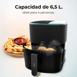 Freidora de aire Cecotec Cecofry Fantastik 6500 1700W 6,5L negro