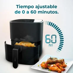 Freidora de aire Cecotec Cecofry Fantastik 5500 1500W 5,5L negro