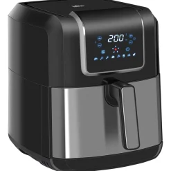 Freidora de aire Crispy Homcom 6,5L 1800W negro