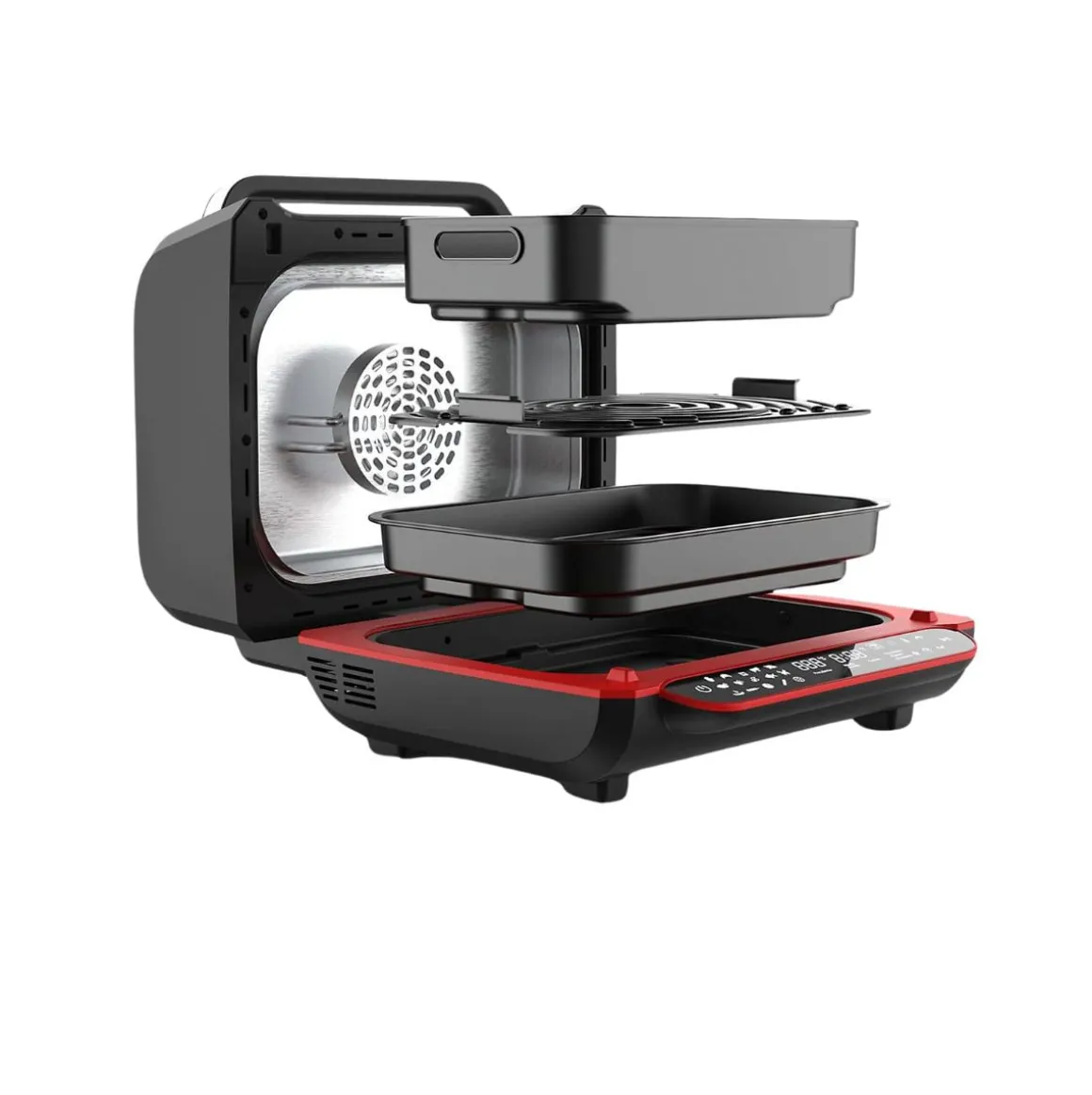 Freidora de aire Foodie Fryer Cloen 7L 8 funciones negro