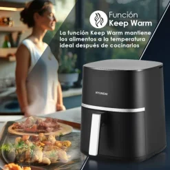 Freidora de aire Hyundai HAF7000D 1800W 7L 10 programas negro
