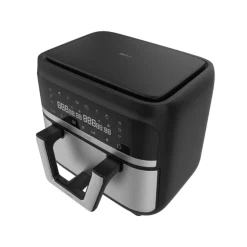 Freidora sin aceite Cecotec Cecofry Dual 9000 2850W 9L 6 modos gris