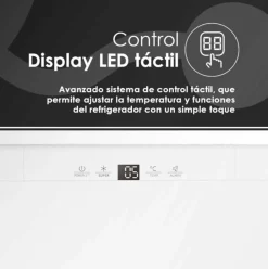 Frigorífico 1 puerta integrable Aspes ARI82600EC No Frost 121L E blanco 59,5 cm
