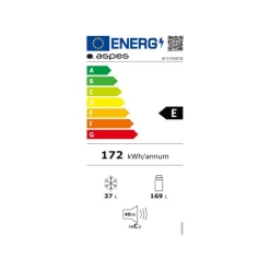 Frigorífico 2 puertas Aspes AF145503E 206L cíclico E blanco 143 cm