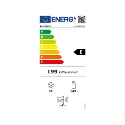Frigorífico 2 puertas Aspes AF145501ENF 197L No Frost E blanco 142,5 cm