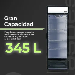 Frigorífico Aspes ARH1856300ENF cíclico 345L negro 185 cm