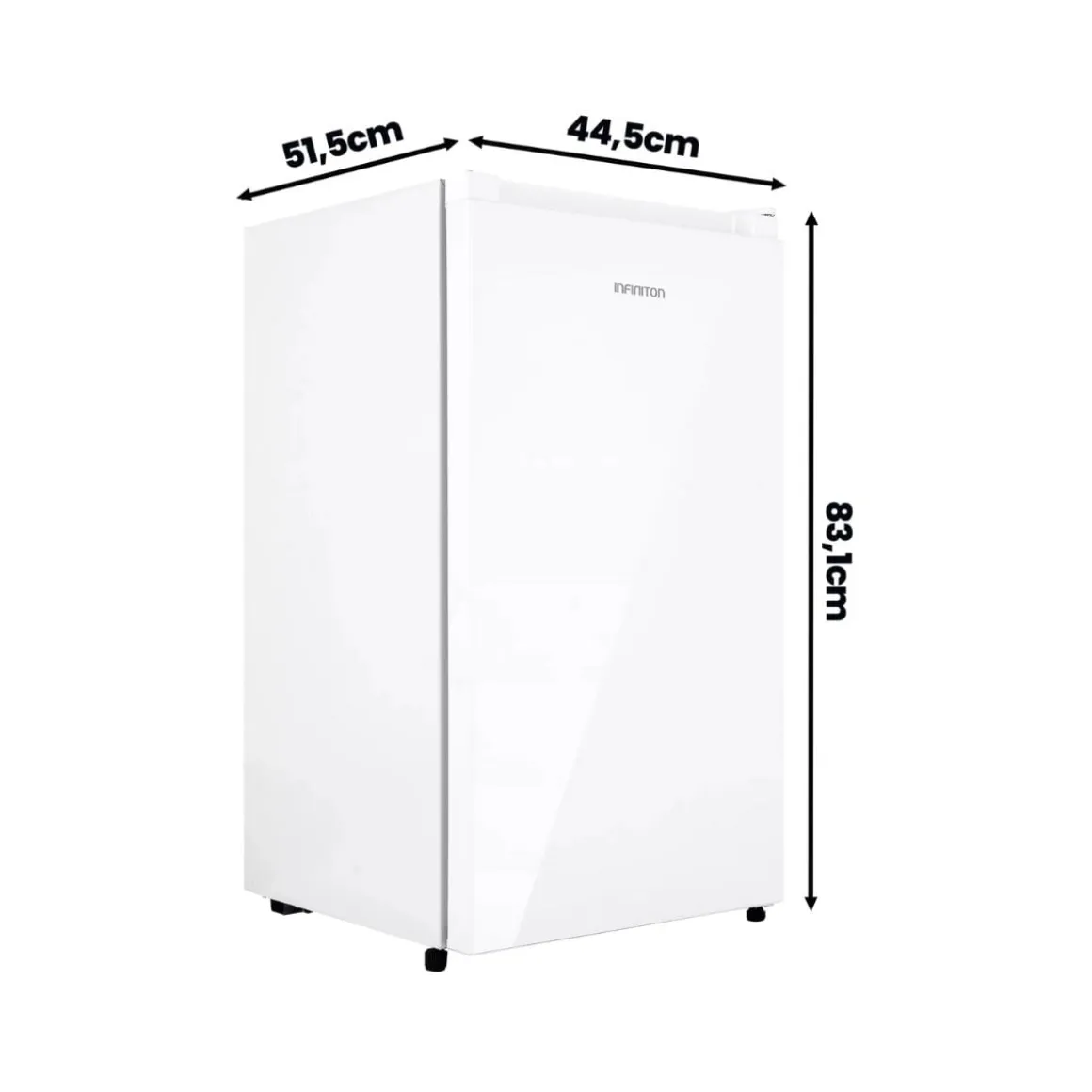 Frigorífico bajo Infiniton CL-92L8WEV Defrost 88L E blanco 83,1 cm