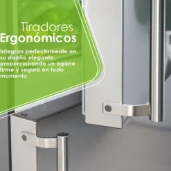 Frigorífico combi Aspes AC2700ENFIX No Frost 495L inox 200 cm