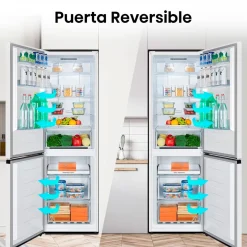 Frigorífico combi Hisense RB390N4AWE Total No Frost 304L Multi Air Flow E blanco 186 cm