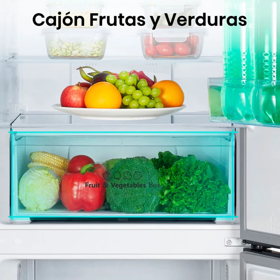 Frigorífico combi Hisense RB390N4AWE Total No Frost 304L Multi Air Flow E blanco 186 cm