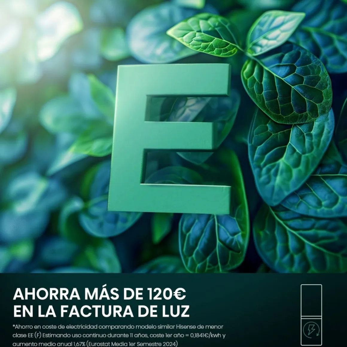 Frigorífico combi Hisense RT422N4ACE 325L Total No Frost E inox 170 cm