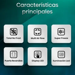 Frigorífico combi Hisense RB390N4BCC Total No Frost 304L Inverter C inox 186 cm