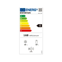 Frigorífico combi Infiniton FGC-117B Smart Frost 117L E dark inox 114 cm