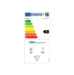Frigorífico combi New Pol NWC189l No Frost 295L E inox 186 cm