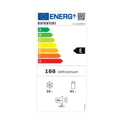 Frigorífico dos puertas Infiniton FG-85D8WEH Defrost 85L E blanco 85 cm