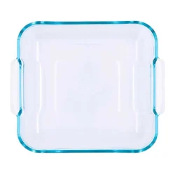 Fuente de horno Classic Pyrex cuadrada con asas vidrio 6x25x22 cm