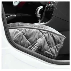 Funda de asiento PawHut para coche antideslizante con ancla + correa gris 105x46 cm