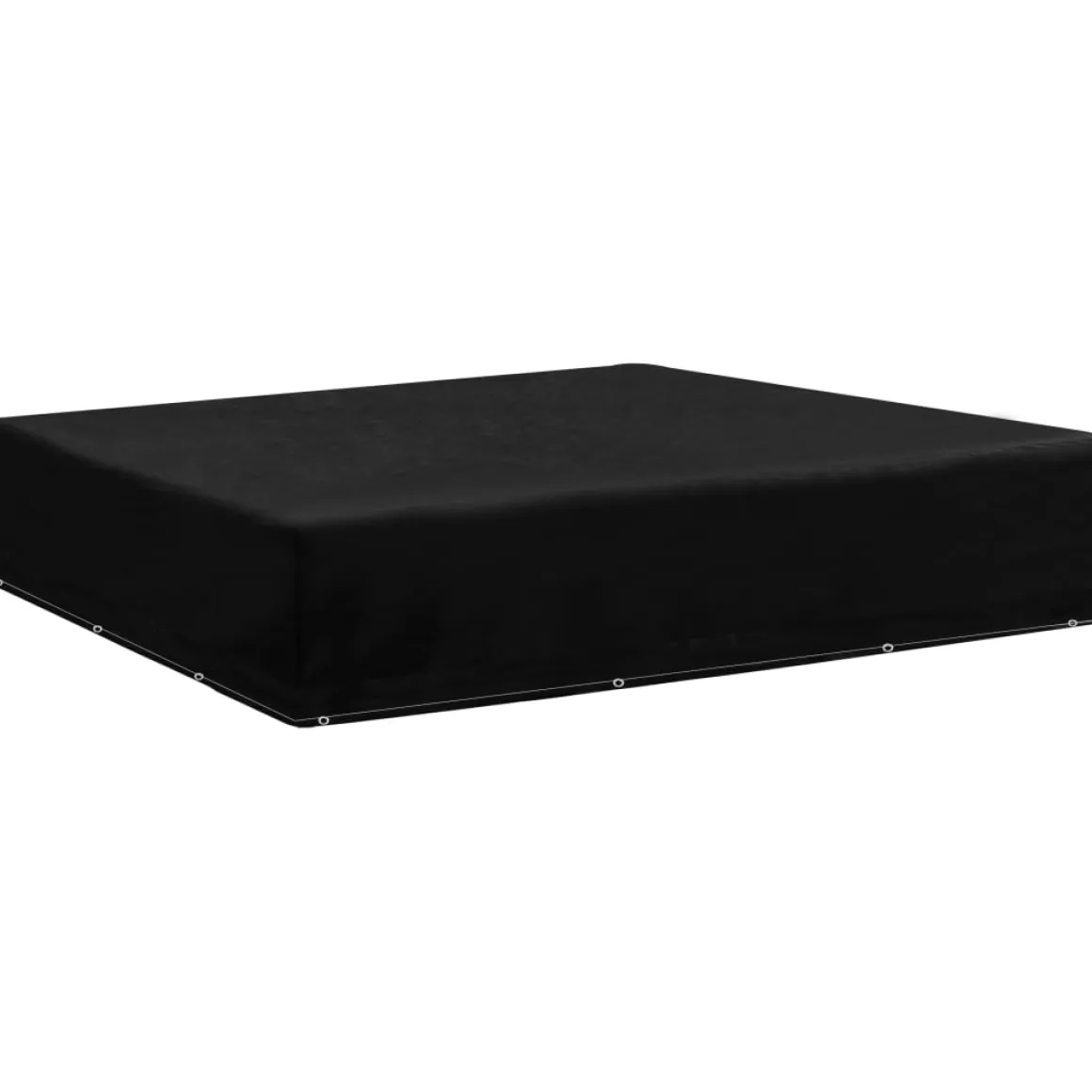 Funda para muebles de jardín aluminio negro 70x250x250 cm
