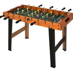 Futbolín infantil Homcom 22 jugadores + 2 marcadores madera 61,2x84,5x40 cm