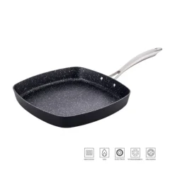 Grill San Ignacio antiadherente negro 28x28 cm
