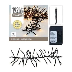 Guirnalda 192 luces LED 3 metros interior/exterior