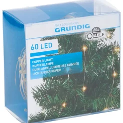 Guirnalda de 60 luces LED color cobre