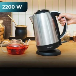 Hervidor de agua Cecotec Thermosense 200 2200W 1,7L acero inox