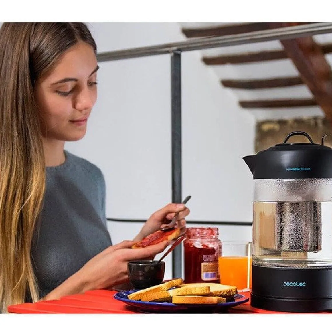 Hervidor de agua Cecotec ThermoSense 390 Clear 2200W