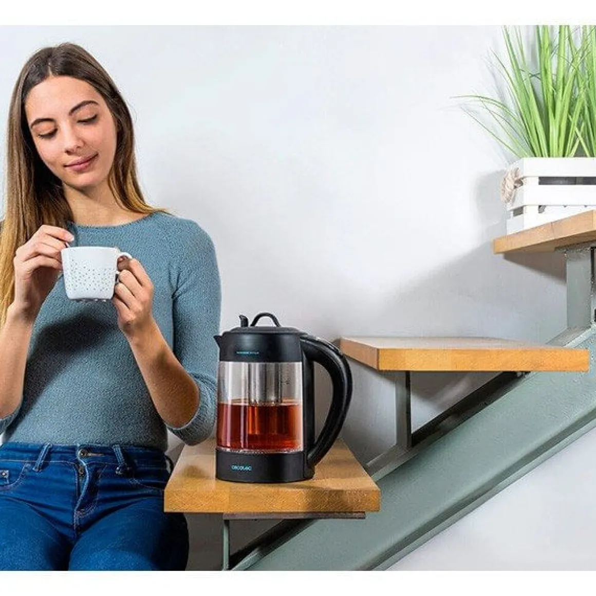 Hervidor de agua Cecotec ThermoSense 390 Clear 2200W