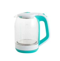 Hervidor de agua Gallery Dcook 1500W 1,8L luz LED cristal azul/blanco